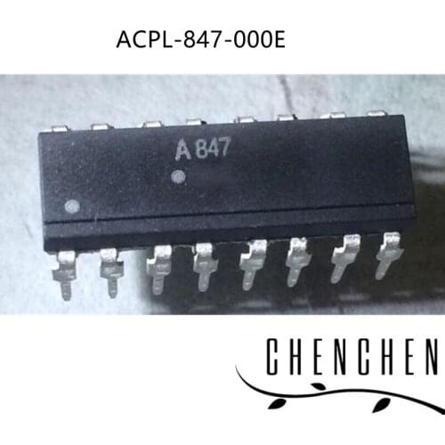 5pcs/lot ACPL-847-000E A847 4-CH PDIP 100% New Original