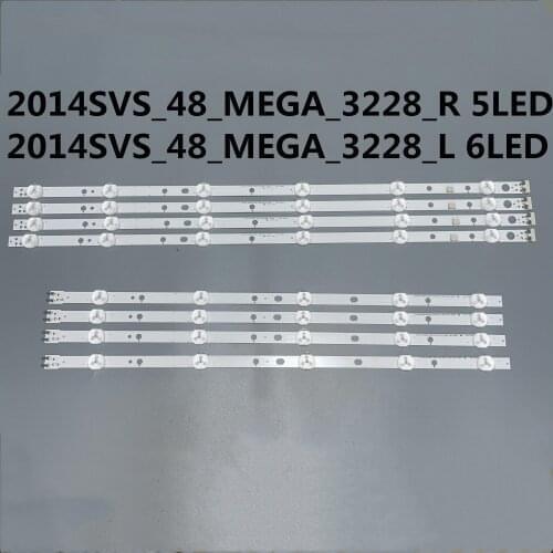 8PCS/LOT New LED Backlight BN96-34212A 34213A 2014SVS_48_MEGA_3228_R_5LED L LM41-00090Z LM41-00091E Un48h4200AF