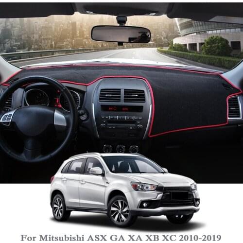 Car Styling Dashboard Protective Mat Shade Cushion Pad Rose Carpet For Mitsubishi ASX GA XA XB XC 2010-2019 RHD&LHD Accessories