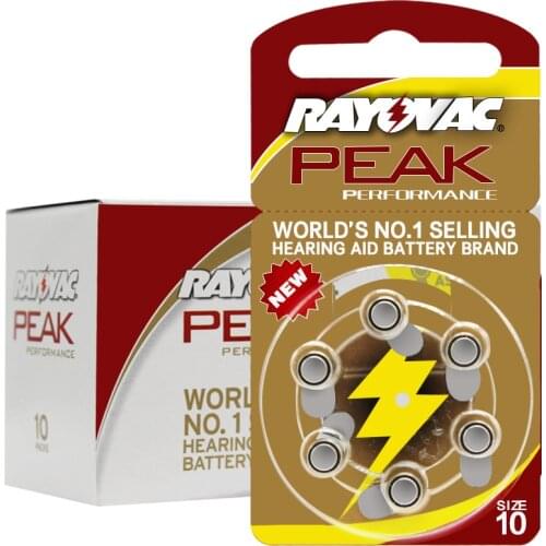 Free Shipping 60pcs High Performance Hearing Aid Batteries Zinc Air battery 10/A10/PR70 Battery for BTE Hearing aids