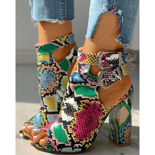 New Nightclub Spring Serpentine High Heels Women Fashion High Heels 10cm Heels Platform Sandals Party Wedding Shoes