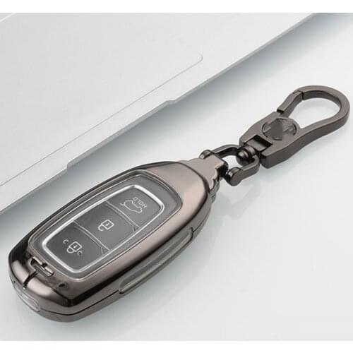 Car key case for hyundai solaris i10 i40 i20 i30 creta tucson santa fe ix35 ix25 elantra sonata kona 2008 verna accent matrix