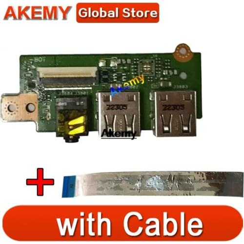 FOR ASUS FOR S550 S550C S550CM S550CA S550CB USB AUDIO IO BOARD with Cable 69N0N3C10C01