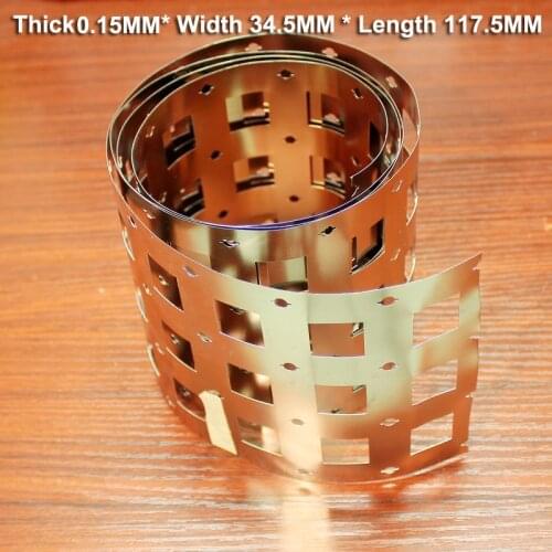 1m 32650 Lithium Battery Pack High Current Nickel Plated 32700 Assembly Connection Spot Welding And Plate 0.15mm Thick