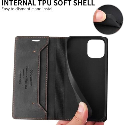 Leather caseCase For Xiaomi Mi POCO F3 M3 X3 NFC 11 10 9 10T Lite Pro A3 Luxury Magnetic Leather Wallet Flip Stand Card Phone Bo