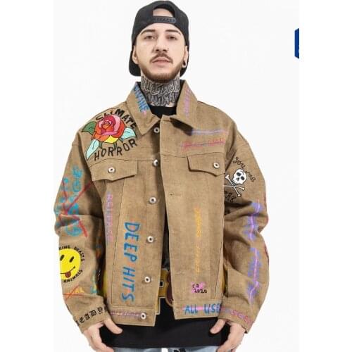 Heavy Fabric Readymade Denim Jacket Men Women 1:1 High Quality Flame Embroidery Retro wash Jackets Man Coats