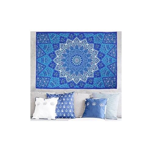 Summer Beach Towel Big Mediter Printed Flora Wall Hanging Tapestry Blanket Soft Bedspread Yoga Mat Table Cloth Home Decor