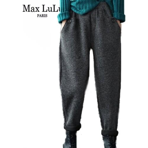 Женские зимние брюки Max LuLu China At AliExpress
