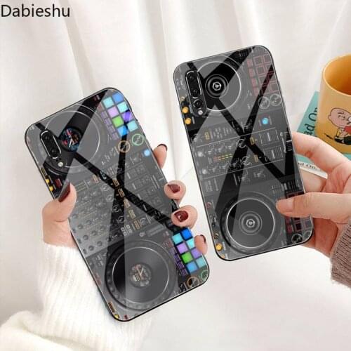 Ddj dj music Soft Phone Case Cover Tempered Glass For Huawei P30 P20 P10 lite honor 7A 8X 9 10 mate 20 Pro