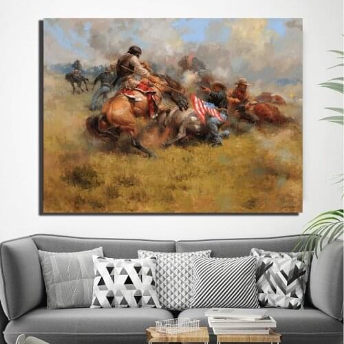 Battlefield War Posters and Paintings Decorative Wall Art Canvas Pictures Living Room Home Decoration