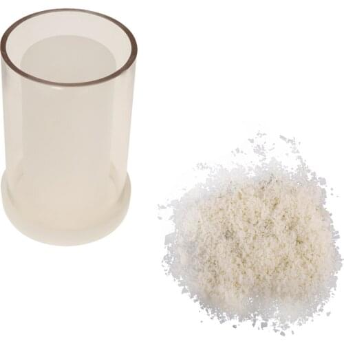 Hollow Plastic Candle Making Mould Mold for DIY Christmas Wedding Party Scented Candle 75x127mm with 500g Soy Wax