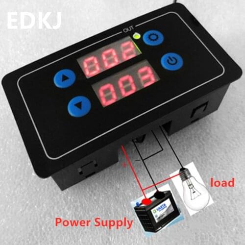 1PCS YF-4 DC 5/6/12/24/V AC 220V LED Digital Display Cycle Control Relay Module Time Relay Timer Delay Panel