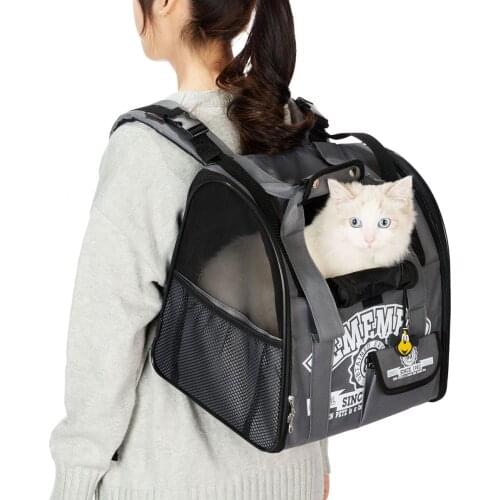 EDENPETZ Pet Dog Cat Backpack Dog Front Bag New Transport Shoulder Portable Travel Backpack Mesh Backpack Head EFCAT