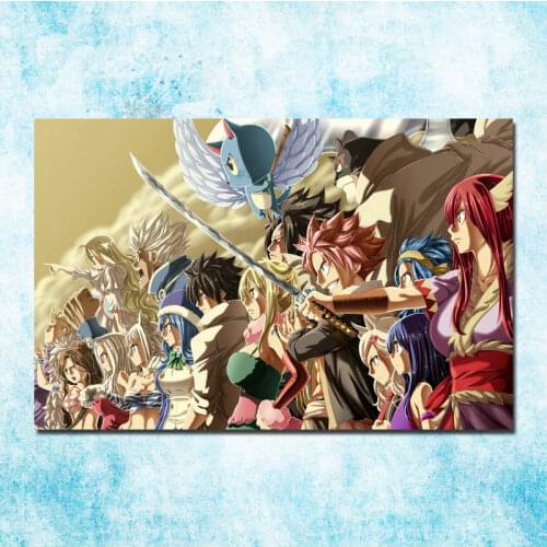 Fairy Tail Hot Anime Art Silk Poster Canvas Print 13x20 Inch-004
