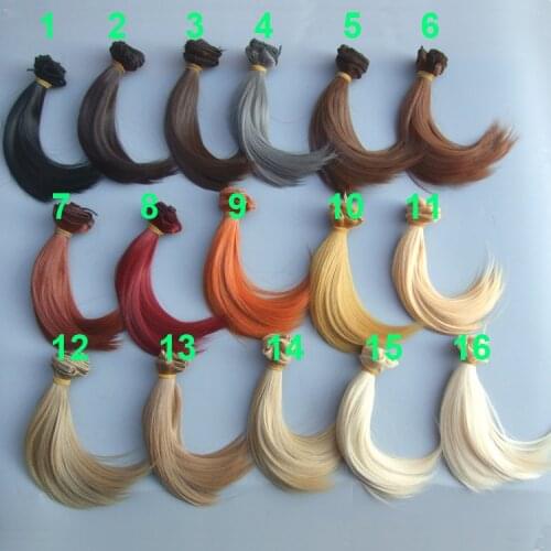 High temperature heat resistant 15CM Doll Hair 1/3 1/4 1/6 BJD SD OD doll big wave DIY wigs