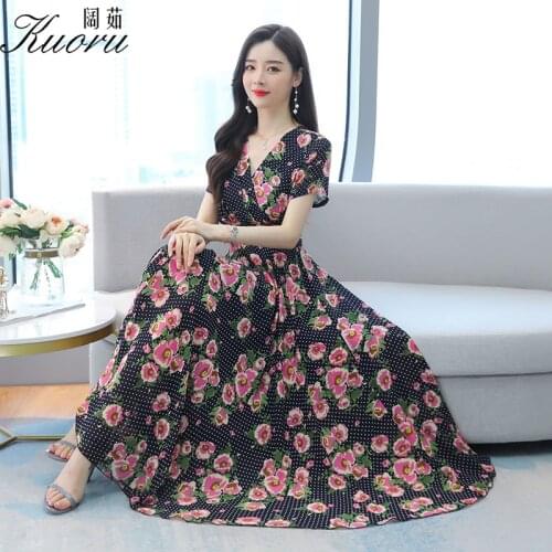 White Dress Women Robe Longue Chiffon Vestito Floreale Vestido De Mujer Plus Rozmiar Sukienki Femme Ete 2021Sundress Sukienka