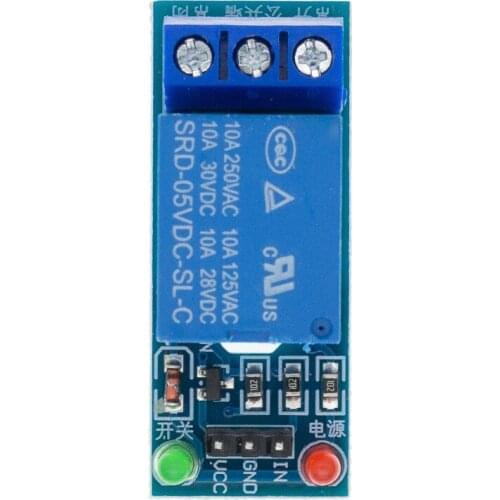 10pcs 1 Channel 5V Relay Module Low level for SCM Household Appliance Control