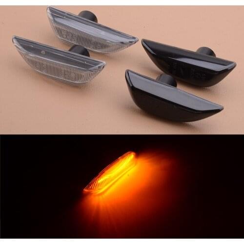 1 Pair Car 12V LED Side Repeater Signal Marker Light Lamp Fit for Opel Mokka X Chevrolet Trax Buick Encore 2016 95434684