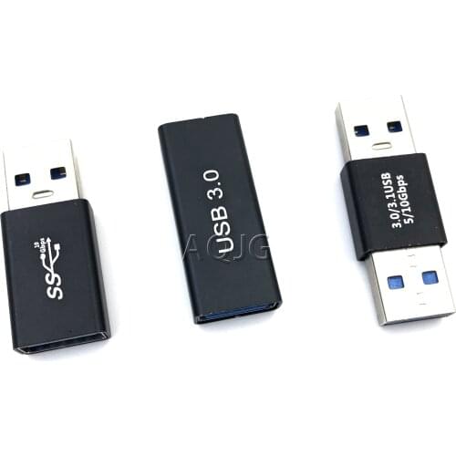 1pc USB 3.0 Type A Male to Female Connector Plug Adapter USB3.0 A dual Male / Female Coupler Adapter Connector