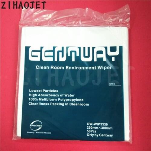 4 packs Gentway environment clean room wiper for Seiko 510 Starfire 1024 Konica 512 print head/PCB board clean cloth 200pcs