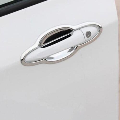 ABS Chrome For Chevrolet CAVALIER 2017 2018 2019 Side Door Handle Bowl Cover Trim car styling accessories 8pcs