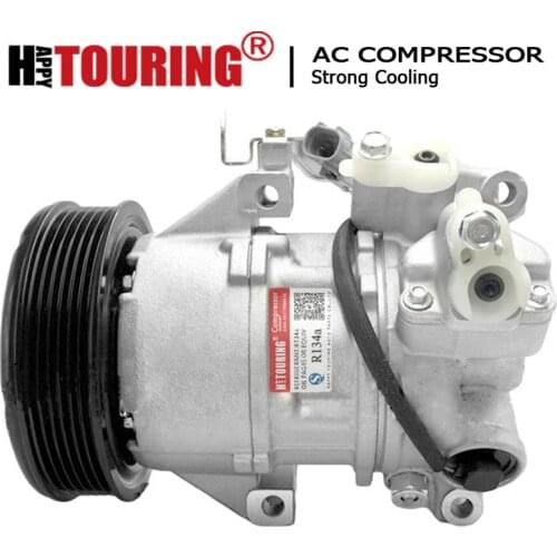CAR AC COMPRESSOR for Toyota Yaris 2002-2008 883105248 88310-0D070 88310-0D071 88310-0D140 447180-5940 447220-8465 6pk