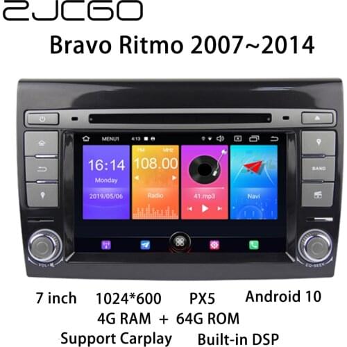 Car Multimedia Player Stereo GPS Radio Navigation Android Screen For Fiat Bravo Ritmo 2007~2014