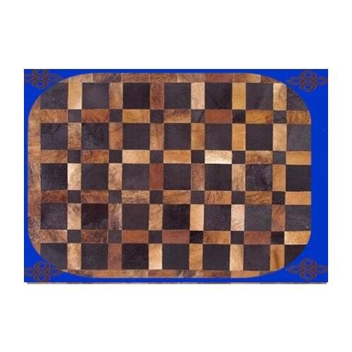 Free shipping 100% natural genuine cowhide stock carpet