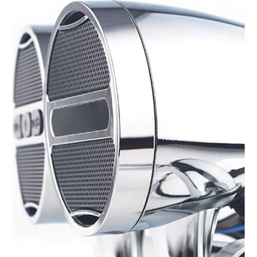 2021 12V Bluetooth Alloy Motorcycle Speakers Adjustable Motorbike Handlebar Amplifier For Riding Music Radio