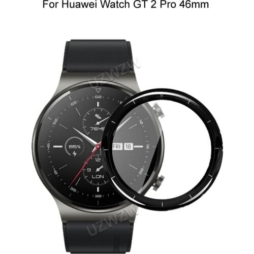 For Huawei Watch GT 2 Pro 46mm Soft Smart Watch Screen Protector Guard 3D Curved Edge Full Coverage Protective Film Cover