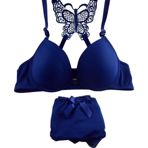 Women Push Up Padded Bra Panties Set Brand Womens Intimates Bra Set Underwear Set Lace Women Bra Briefs Set Lingerie