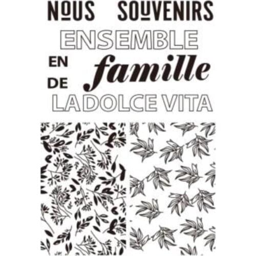 French transparent Clear Silicone Stamp/Seal for DIY scrapbooking/photo album Decorative B0995