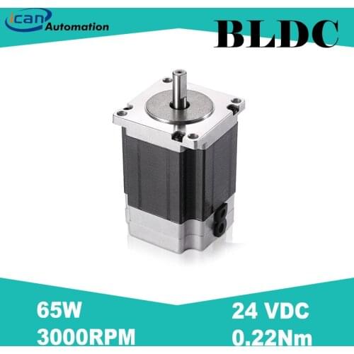 ICAN Brushless Motor 65W 22Ncm 24V 57x62mm High Speed Powerful Bldc Motor