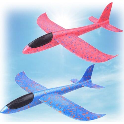 Children DIY Hand Throwing Flying Airplane Toy EVA Glider Aircraft Foam Airplane Model Toy Sturdy Kids Games Boy Girl Gift 2019