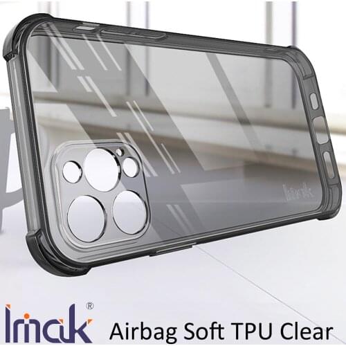 IMAK Airbag Case For iPhone 12 Pro Max mini Drop resistance Soft TPU Silicone Clear Transparent Cover