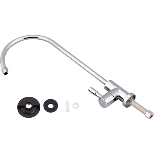 Stainless Steel Kitchen Rotatable Spout Single Handle 360 Rotation Sink Faucet Tap Chrome Reverse Osmosis Drinking Water Filter