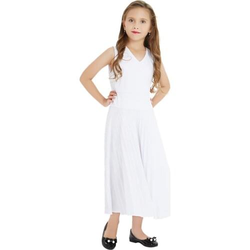 Hot Halloween Fancy White Dress Ball Carnival Theme Party Costume Childrens Clothing Pure Stage Masquerade Performance Fancy