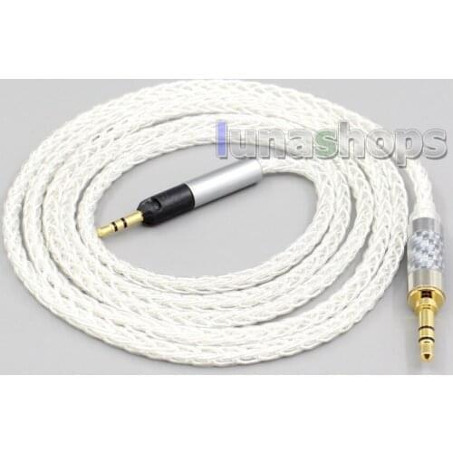 LN006530 8 Core Silver Plated OCC Earphone Cable For Sennheiser HD598 Cs HD599 HD569 HD579 HD558 HD518 Headphone