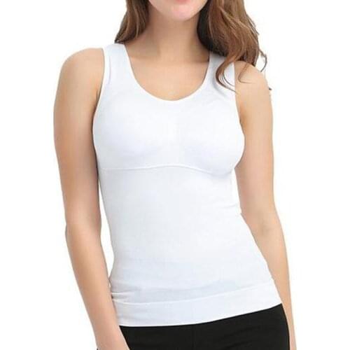 Wireless Cami Tank Top Women Slim Body Shaper Lifting Bra Vest with Chest Pad Personal Health Care Braces & Supports TK-ing