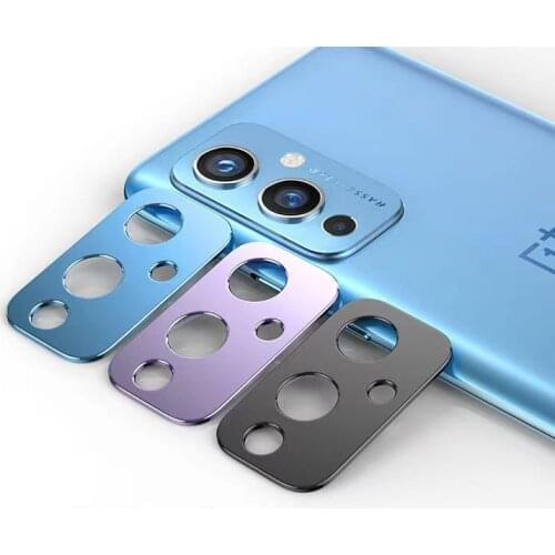 Metal Camera Lens Cover For One plus 9 pro Rear Camera Len Tempered Glass Protector Protective cover on one plus 9
