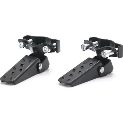 Motorcycle Retro Adjustable Folding Foot Pegs Pedals Dirt Bike Universal CG125
