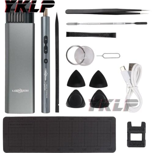 62 in 1 Mini Electrical Screwdriver Set Cordless USB Rechargeable Handle With 48 Bits Set Drill for Precision Electric Repair