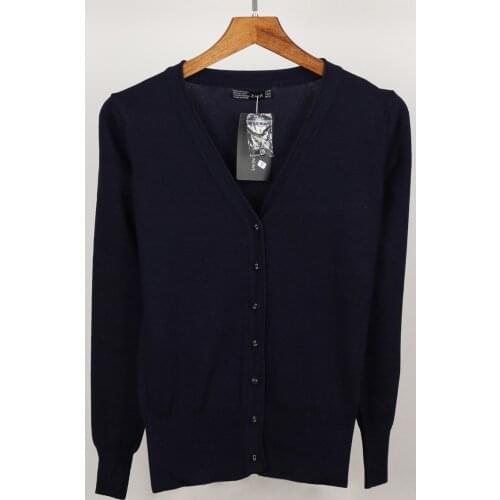 Casual Women Knitted Cardigan Sweater 2020Autumn Winter Women Solid Color V-Neck Long Sleeve Plus Size Crochet Knit Sweater Coat