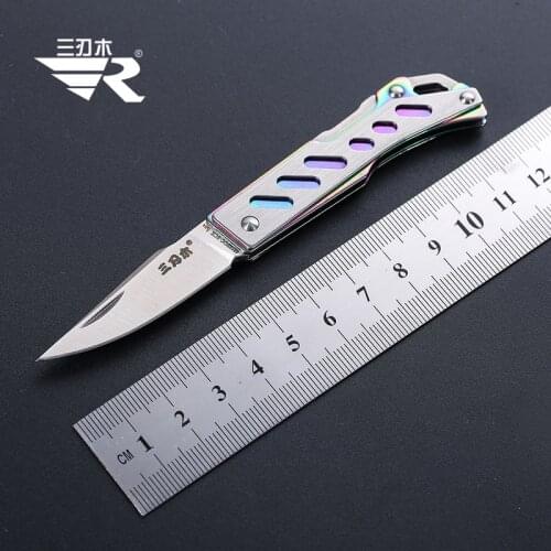 Sanrenmu 4058 Pocket Mini Folding Knife Fruit Knife Outdoor EDC Survival Tools 8Cr14 steel