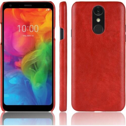 Subin Slim Cases For LG Q7 Case Litchi Skin Pattern PU Leather and PC Book Cover For LG Q7 Q7A Q7+ Q 7 Q7 Plus Phone Case