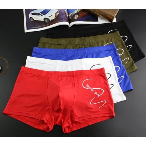 5PCS 3PCS Sexy Men Underwear Boxer Silk Modal Soft Men Boxershorts Cueca Male Panties Lingeries Men Underpants Boxershorts