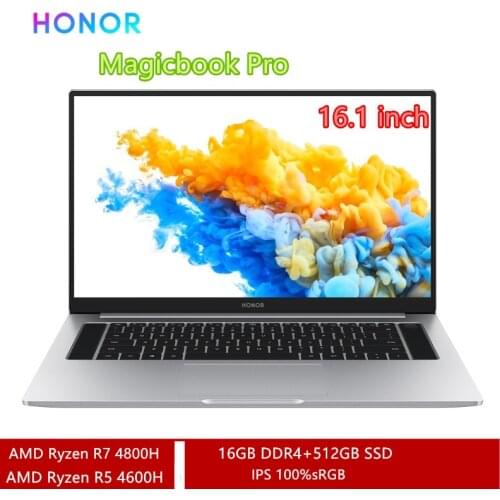 Honor MagicBook Pro Ultrabook 16 ", IPS, AMD Ryzen 5/7 4600H/4800H 16GB 512GB SSD AMD Radeon Vega 8 Windows 10