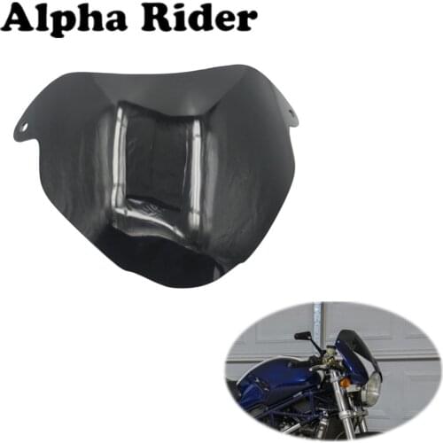 Windscreen Windshield Front Glass Shield Screen Deflector For Ducati Monster S4R 2003 2004 2005 2006 2007 2008 S4RS 2005-up