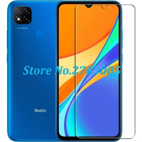 Tempered Glass For Xiaomi Redmi 9C 6.53" GLASS Protective Film Screen Protector Phone cover