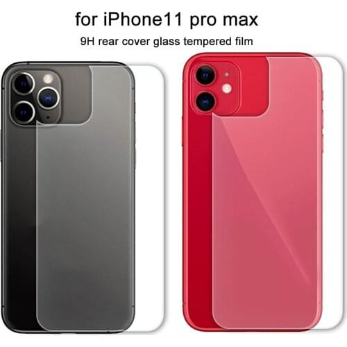Tempered Glass Phone Back Protective Film Back cover Tempered glass film for iPhone 7 8 Plus XS Max 11 Pro Max